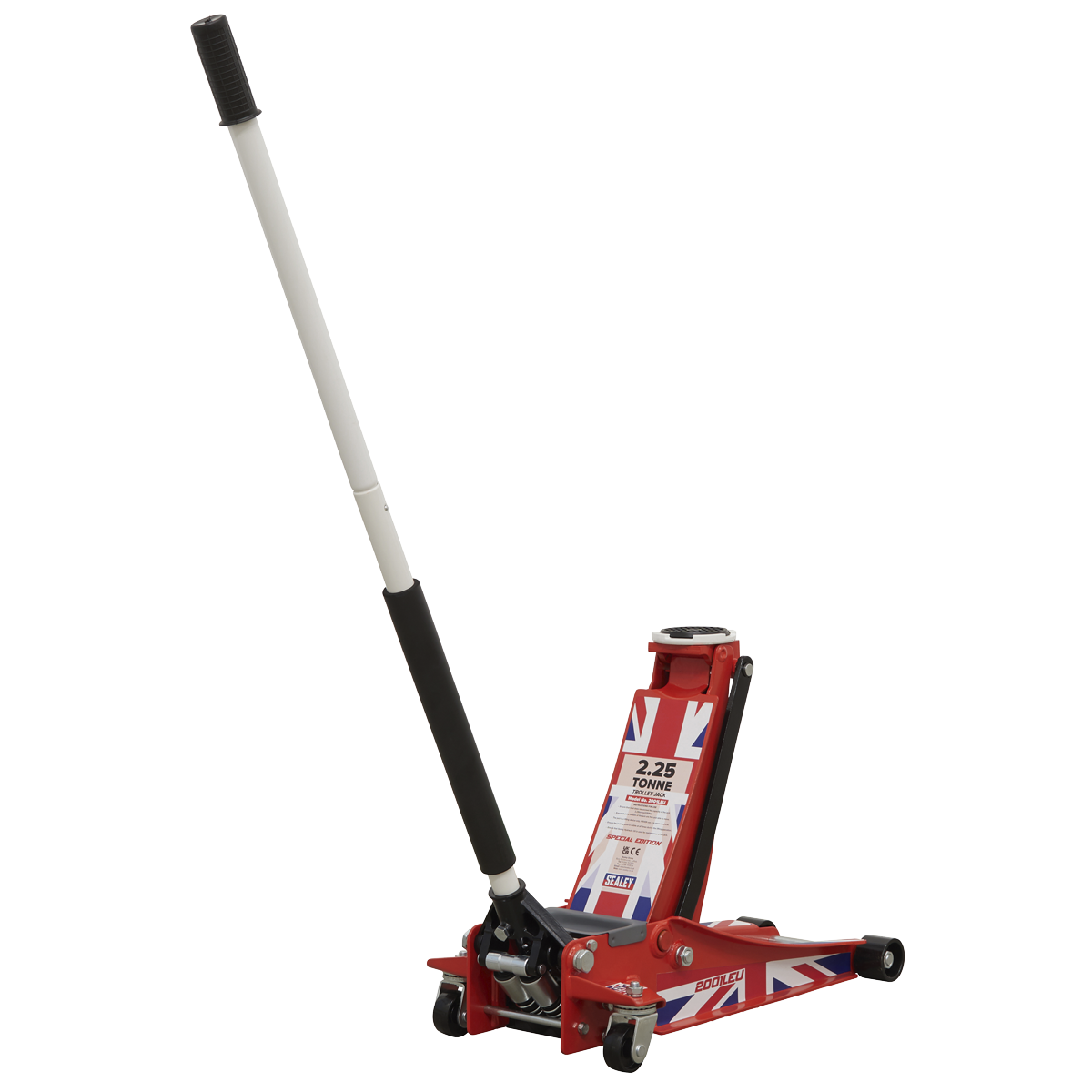 Trolley Jack 2.25tonne Low Entry Rocket Lift Union Flag