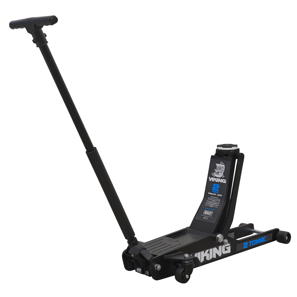 Viking Low Entry Long Reach Trolley Jack 2tonne with Rocket Lift