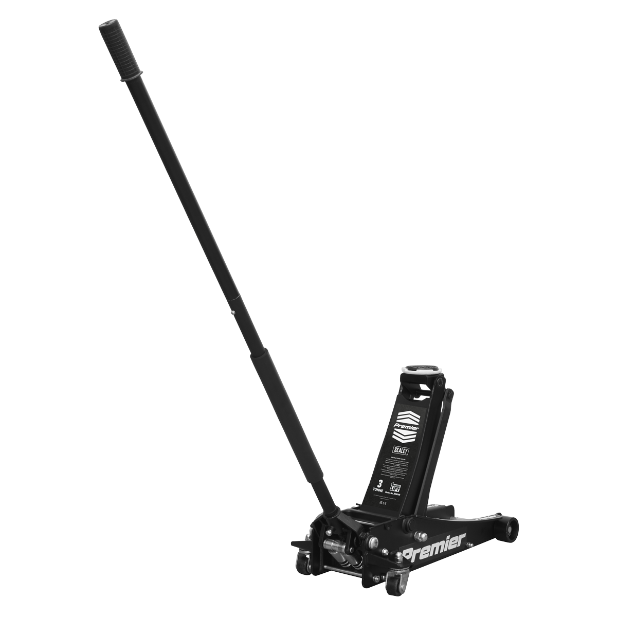 Trolley Jack 3tonne Rocket Lift Black