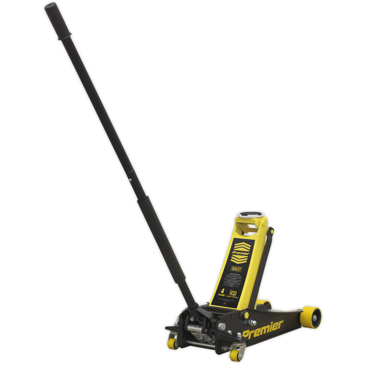 Trolley Jack 4tonne Rocket Lift Yellow