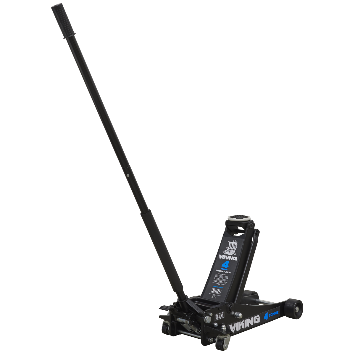 Viking Tyre Bay Trolley Jack 4tonne Low Entry with Rocket Lift