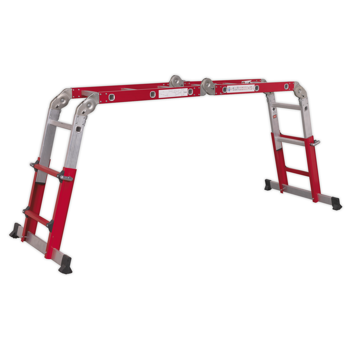 Aluminium Multipurpose Ladder EN 131 Adjustable Height