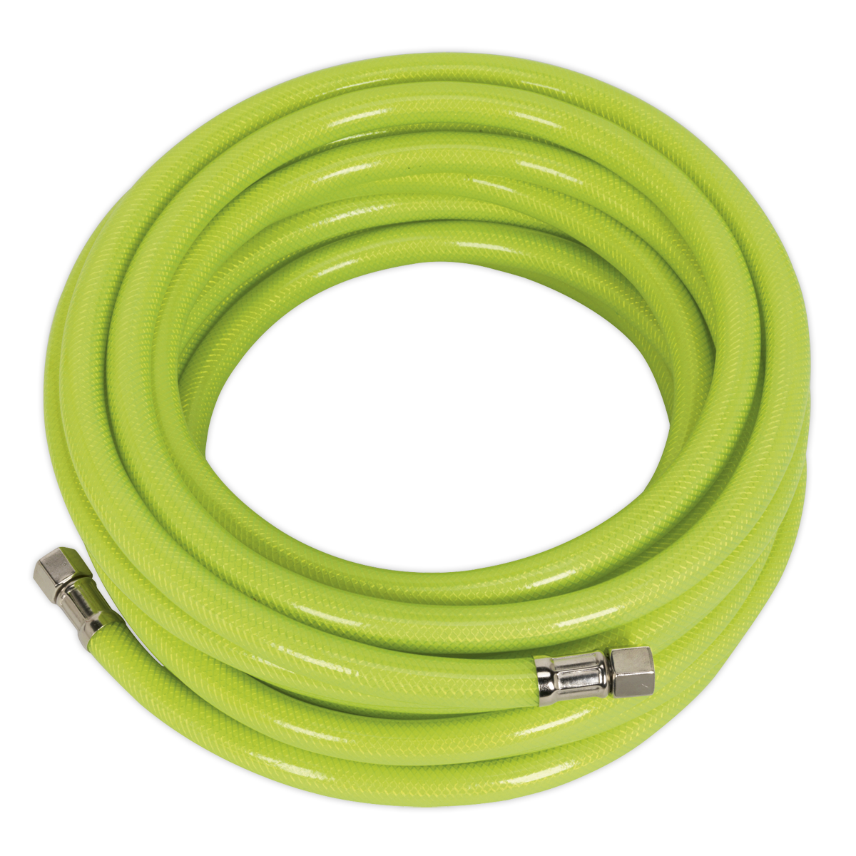 Air Hose High-Visibility 10m x Ø8mm with 1/4″BSP Unions