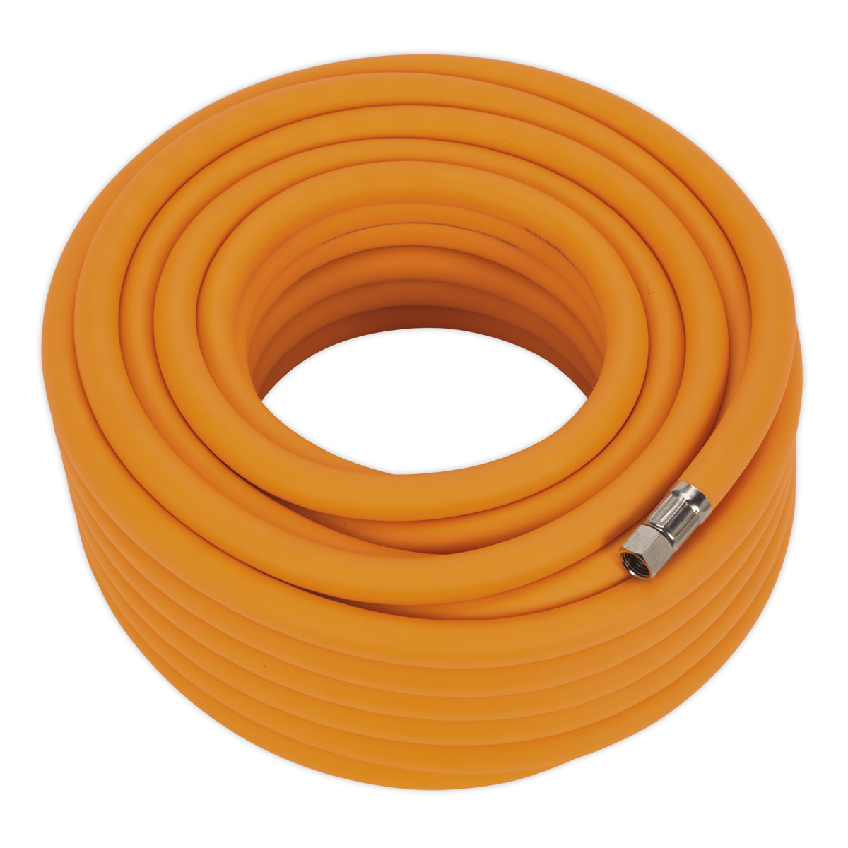 Air Hose 20m x Ø10mm Hybrid High-Visibility with 1/4″BSP Unions
