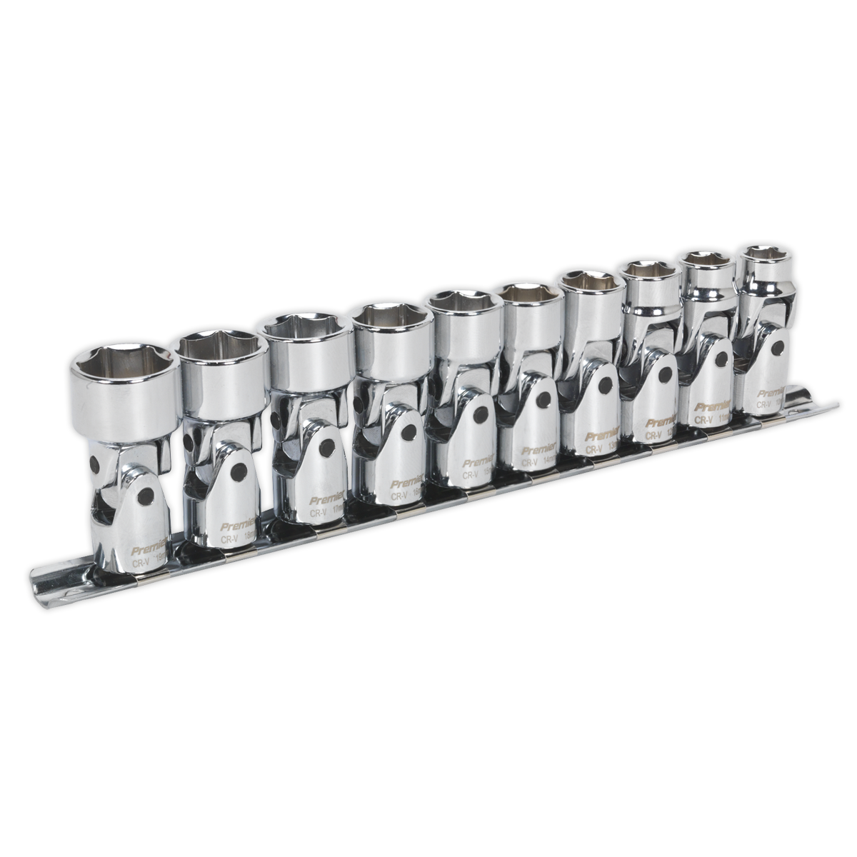 Universal Joint Socket Set 10pc 3/8″Sq Drive 6pt WallDrive® Metric