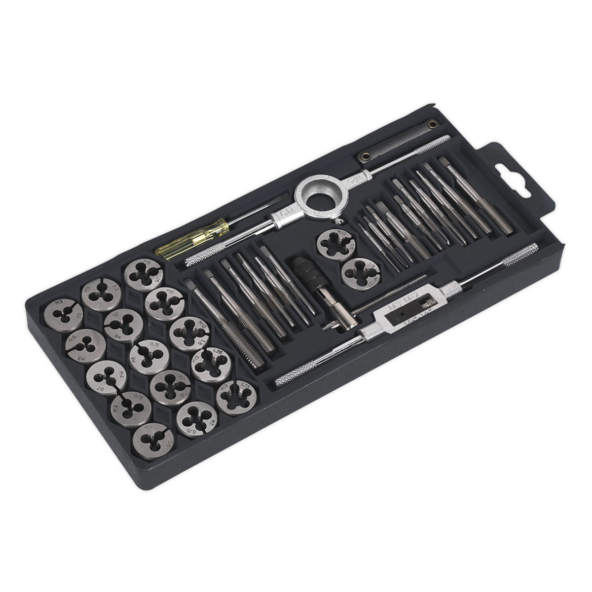 Tap & Die Set 40pc Split Dies Metric
