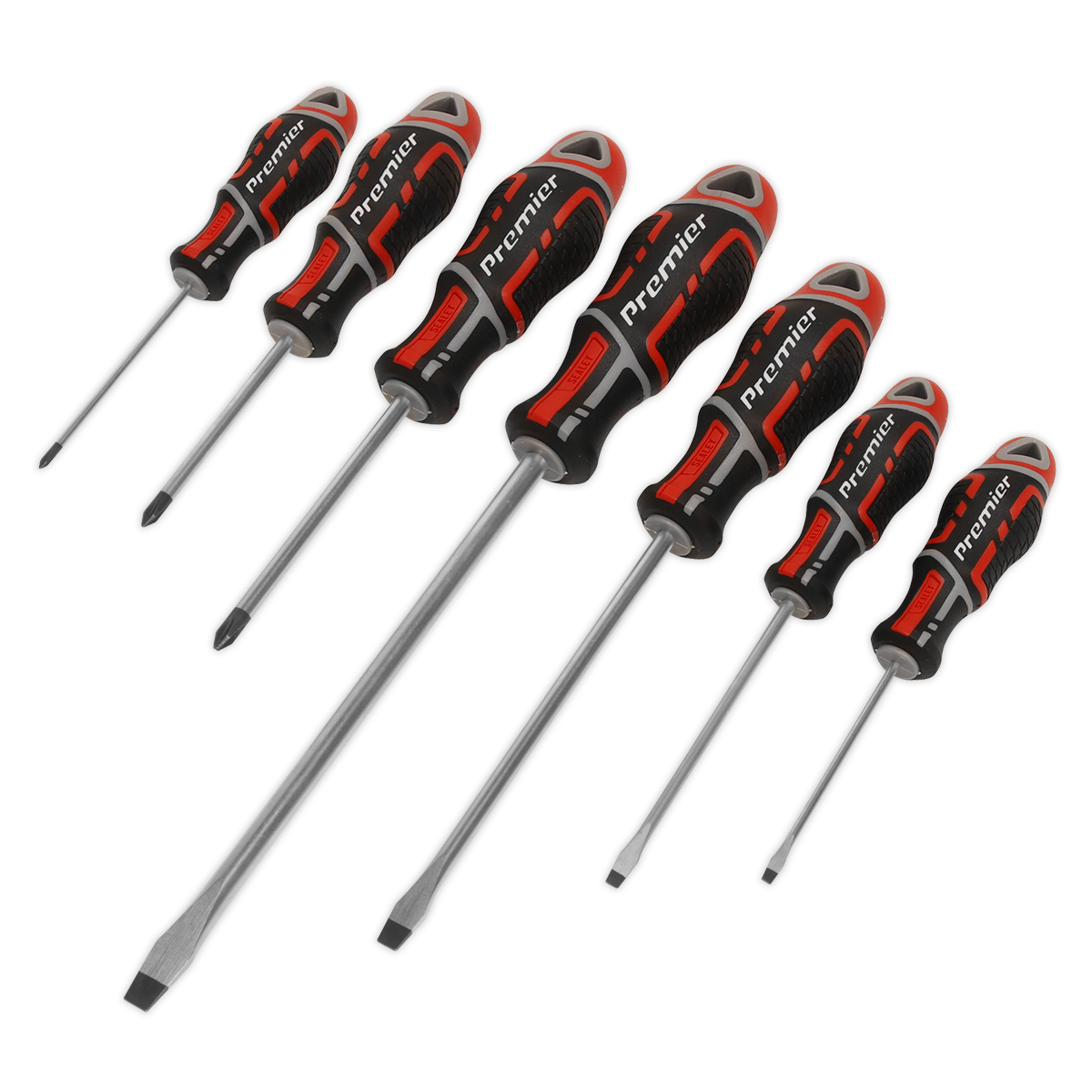Screwdriver Set 7pc GripMAX® – Red