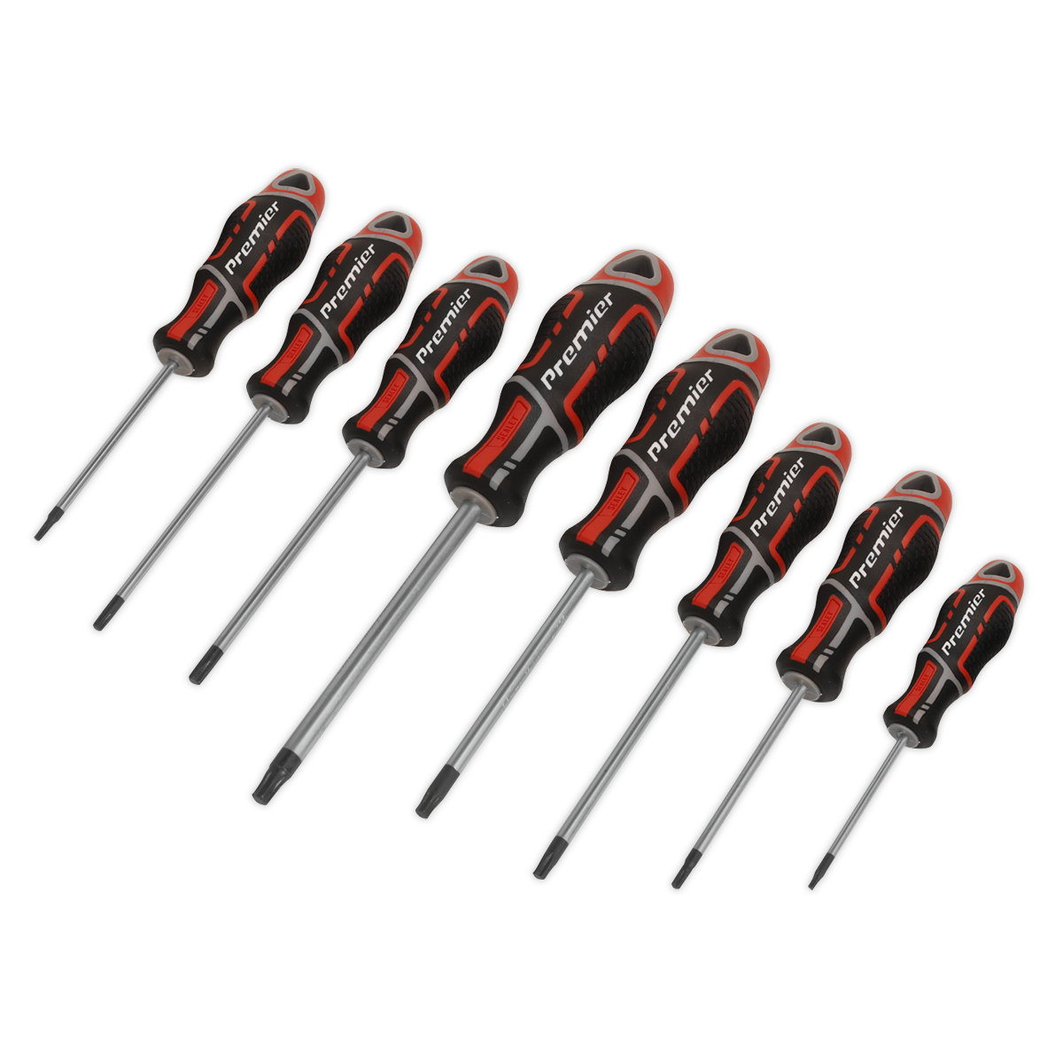 Screwdriver Set 8pc Security TRX-Star* GripMAX® – Red