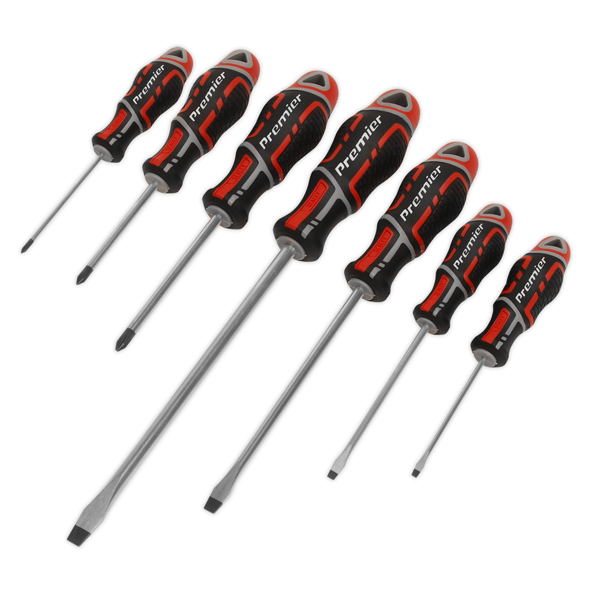 Screwdriver Set 7pc GripMAX® – Red