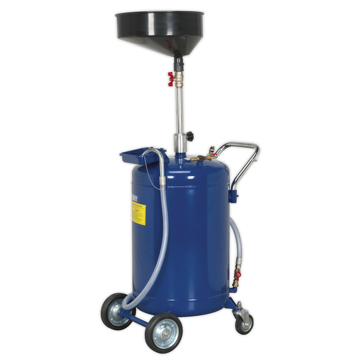 Mobile Oil Drainer 110L Air Discharge