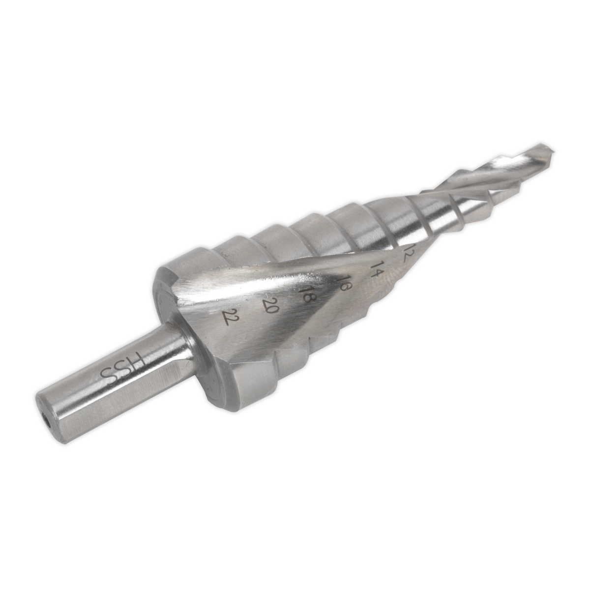 HSS 4341 Step Drill Bit 4-22mm Spiral Flute