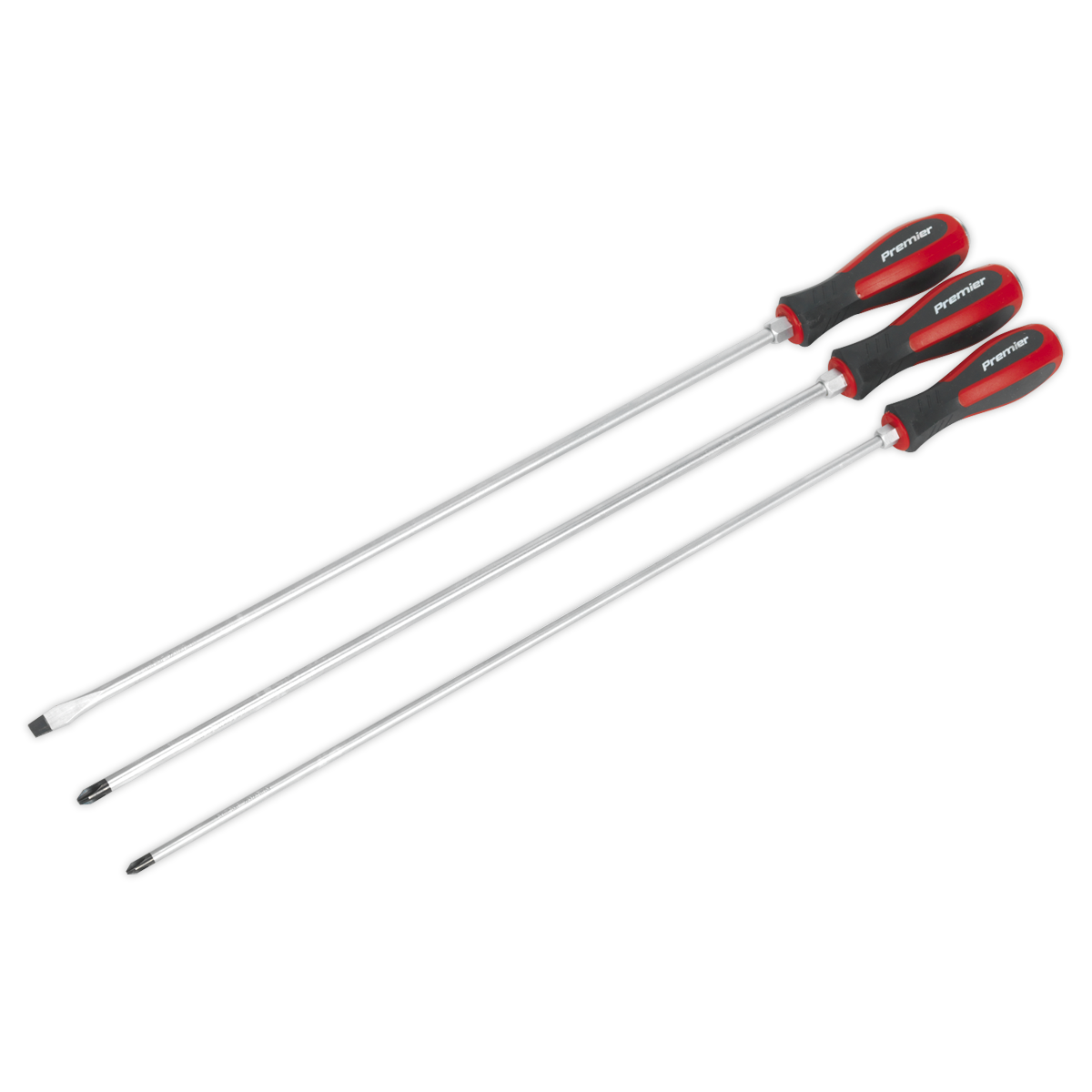 Screwdriver Set 3pc Hammer-Thru 450mm