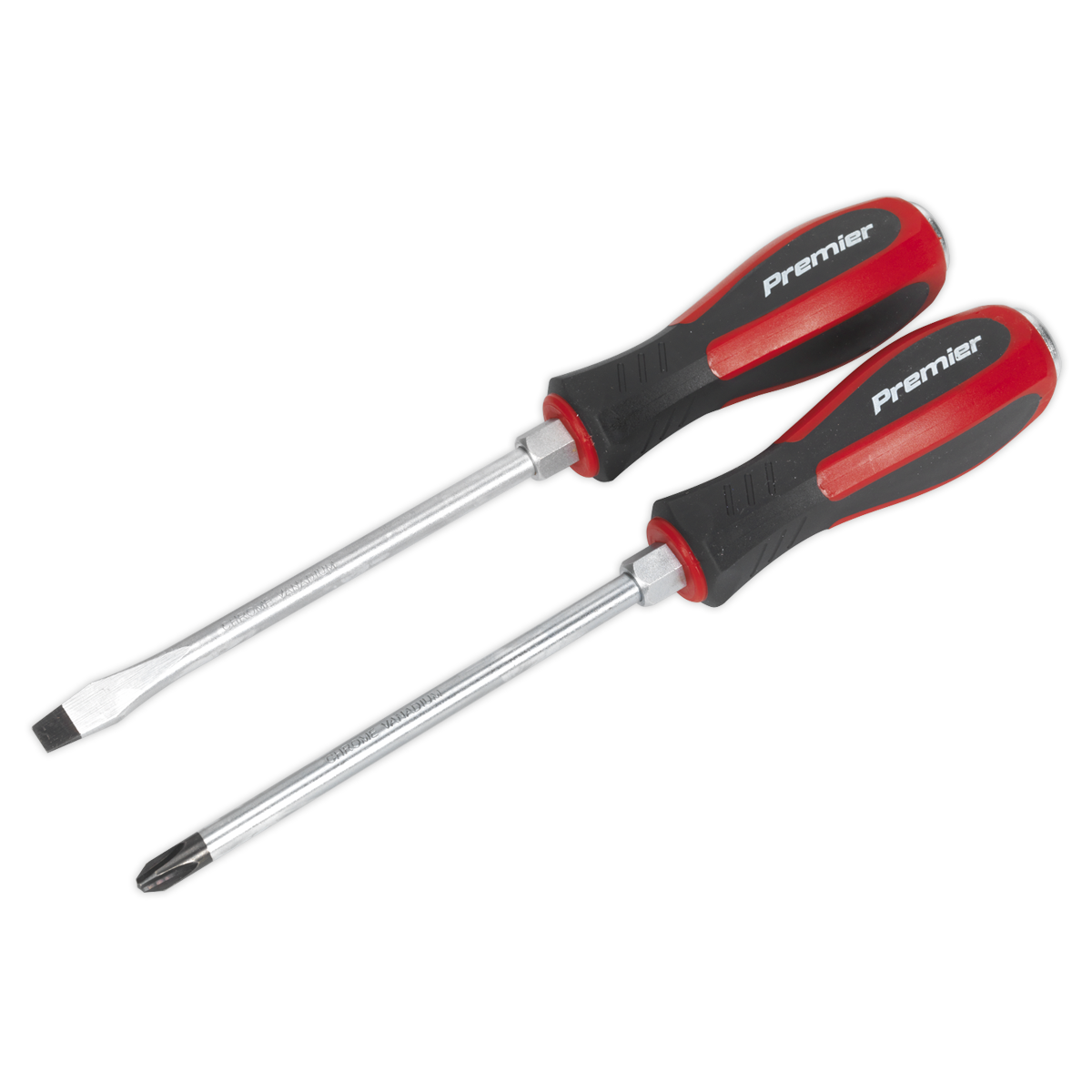 Screwdriver Set 2pc Hammer-Thru