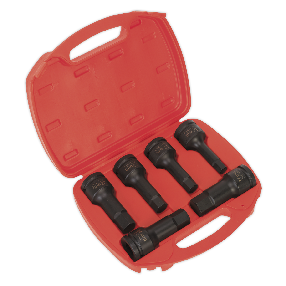 Impact Hex Socket Bit Set 6pc 3/4″Sq Drive