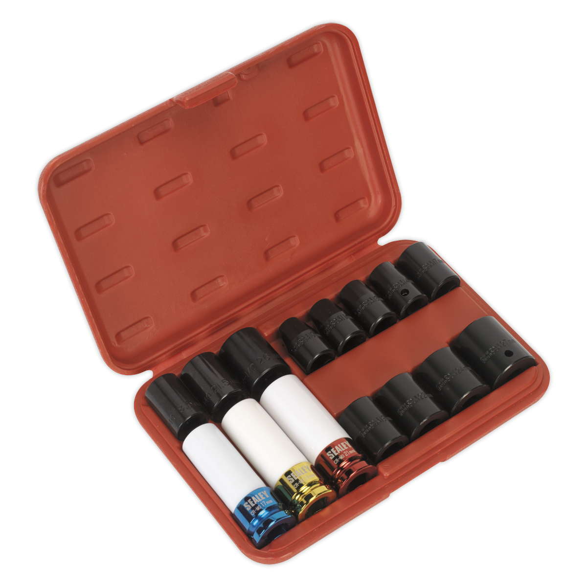 Impact Socket & Wheel Nut Remover Set 15pc 1/2″Sq Drive