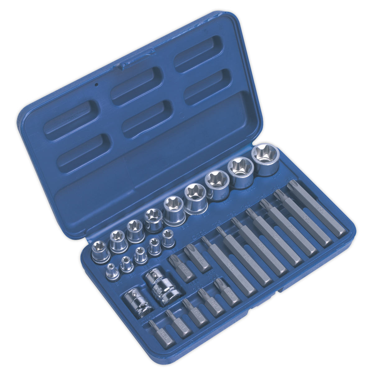 TRX-Star* Socket & Bit Set 30pc 1/4″, 3/8″ & 1/2″Sq Drive