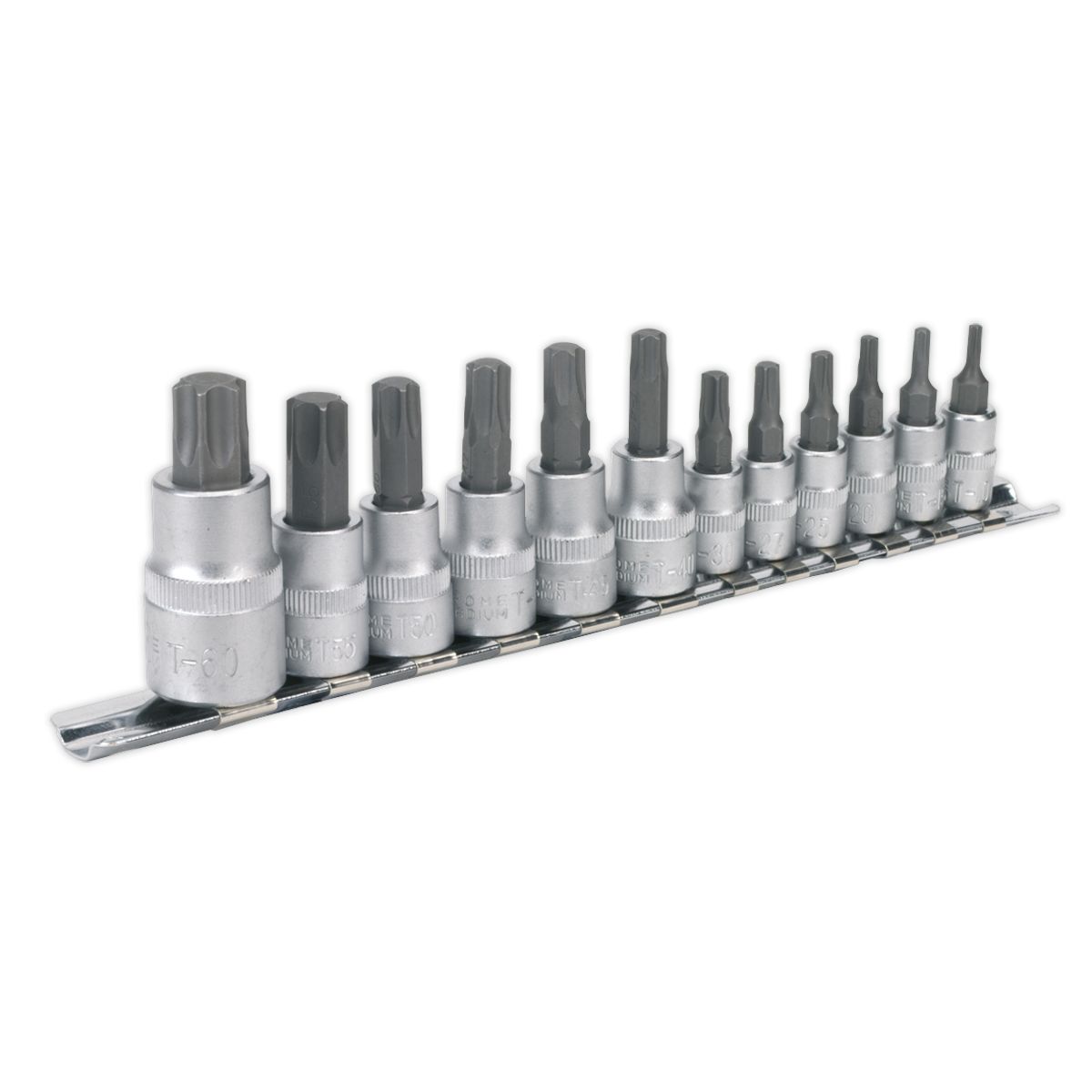 TRX-Star* Socket Bit Set 12pc 1/4″, 3/8″ & 1/2″Sq Drive