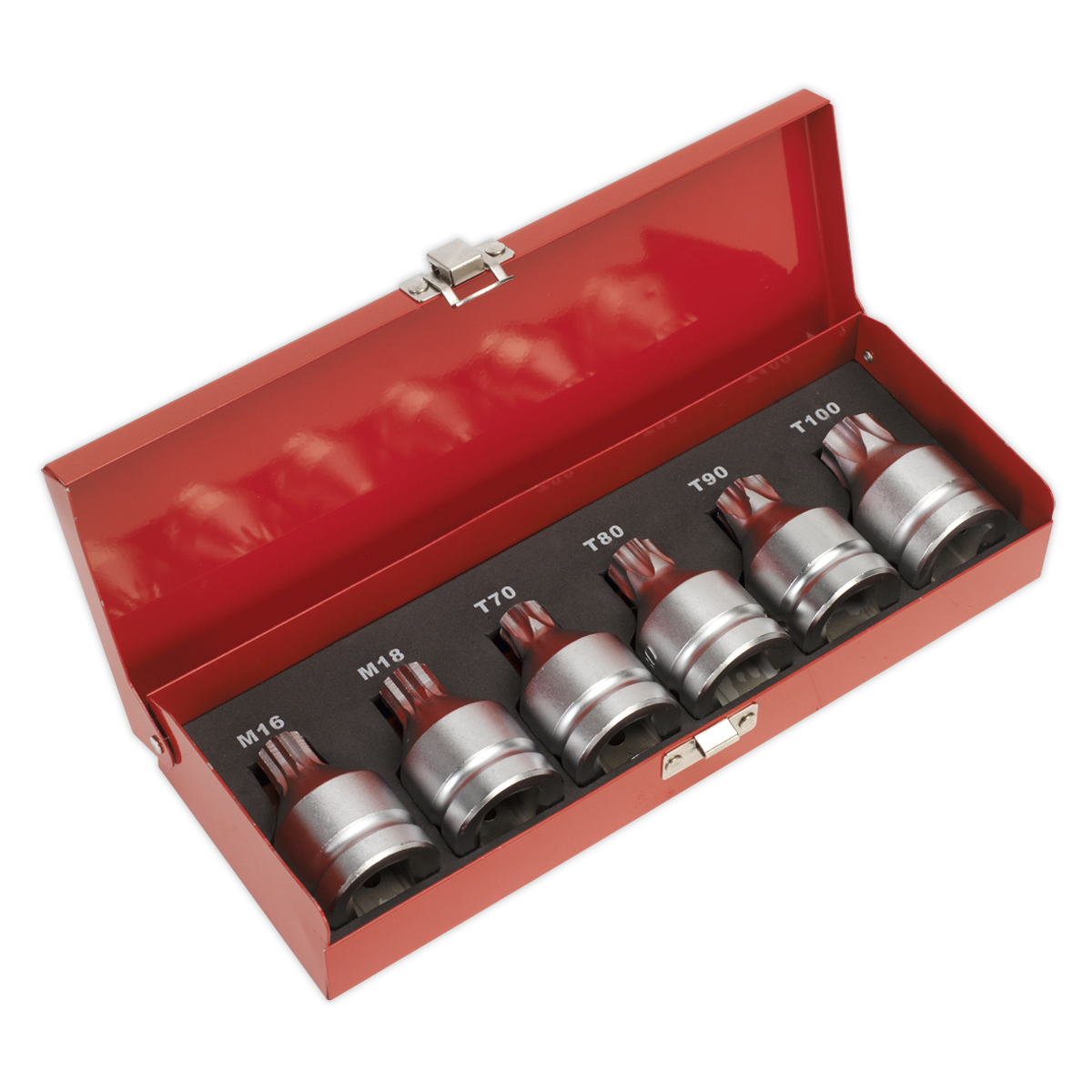 Security TRX-Star* & Security Spline Socket Bit Set 6pc 3/4″Sq Drive