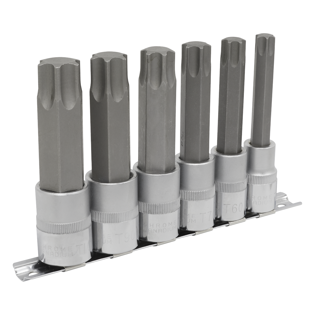 TRX-Star* Socket Bit Set 6pc 1/2″Sq Drive 100mm