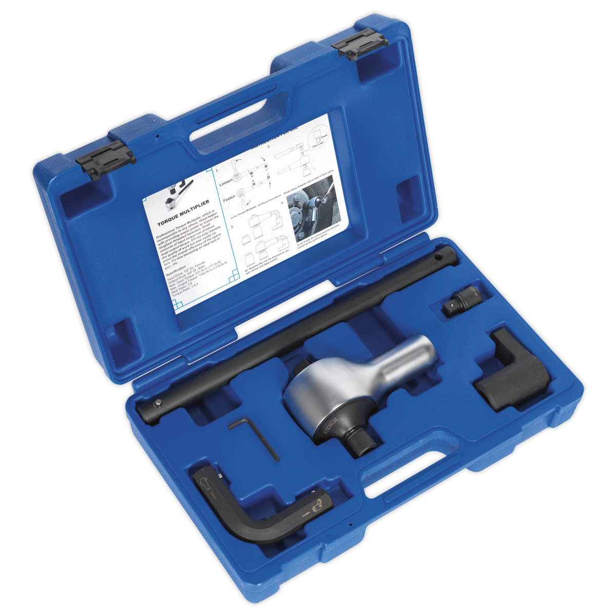 Torque Multiplier Set 7pc 1/2″-3/4″Sq Drive