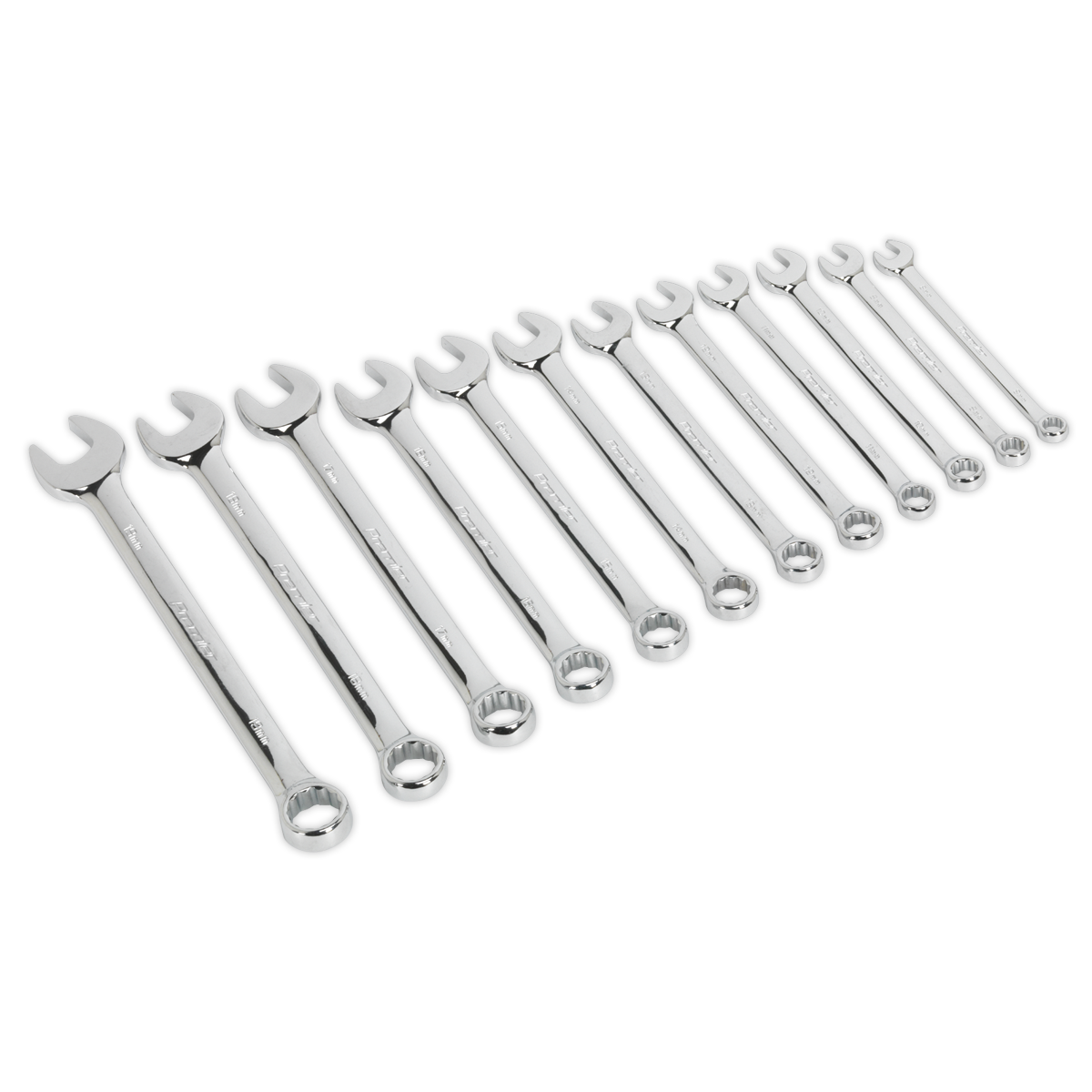 Combination Spanner Set 12pc Metric