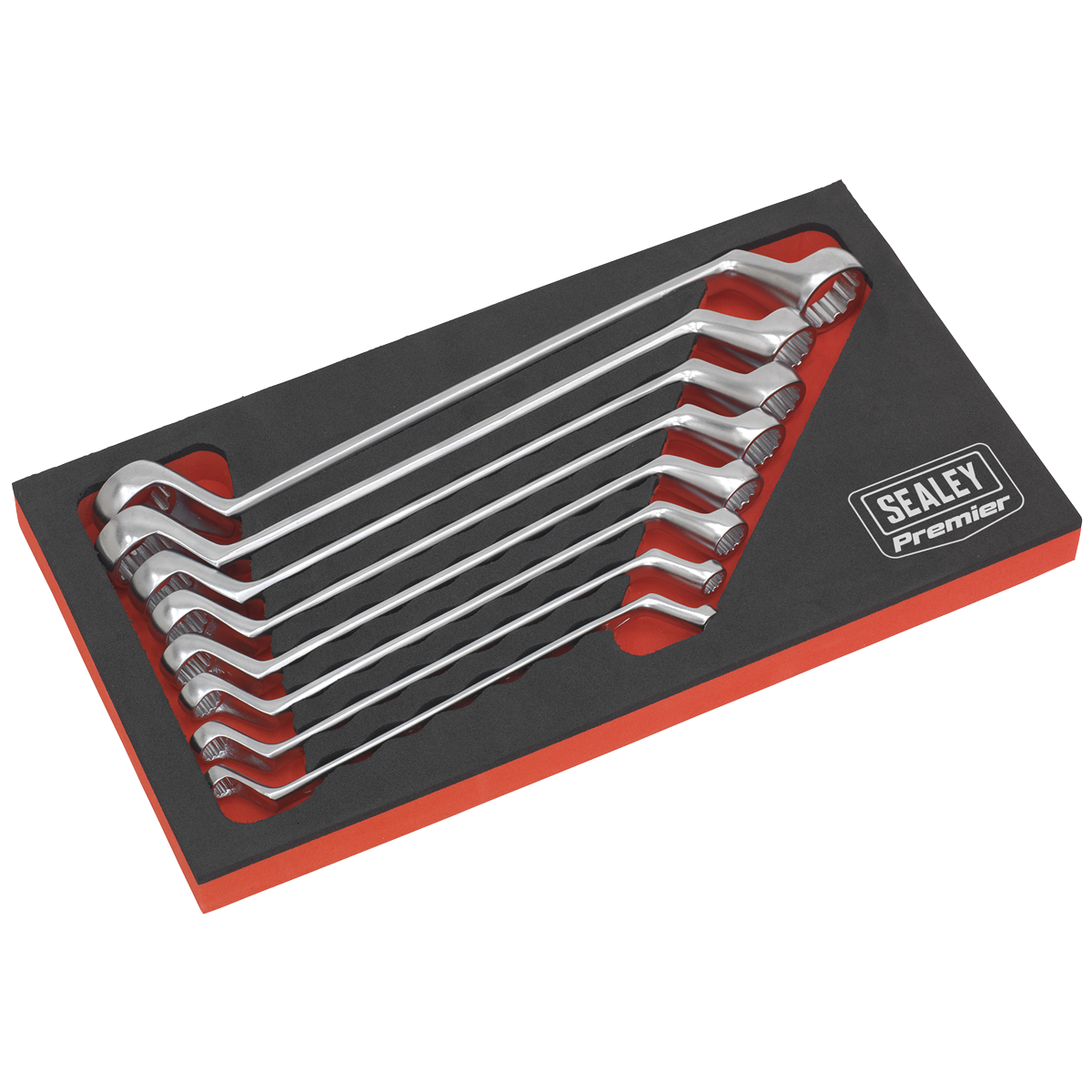 Offset Double End Ring Spanner Set 8pc Metric