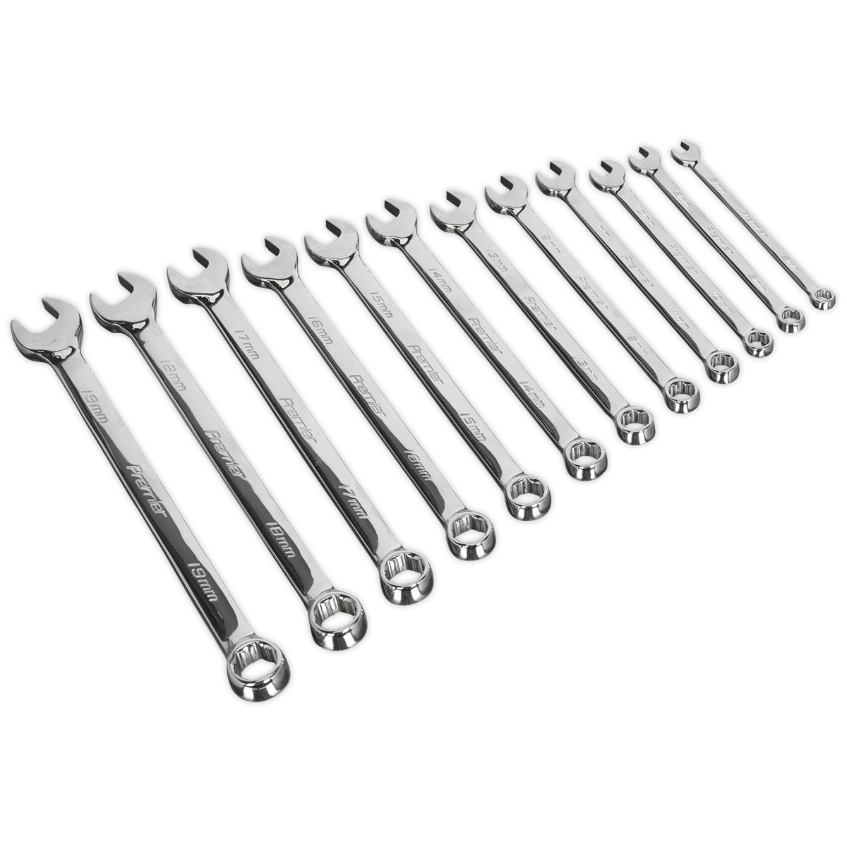 Combination Spanner Set 12pc Lock-On™ 6pt – Metric