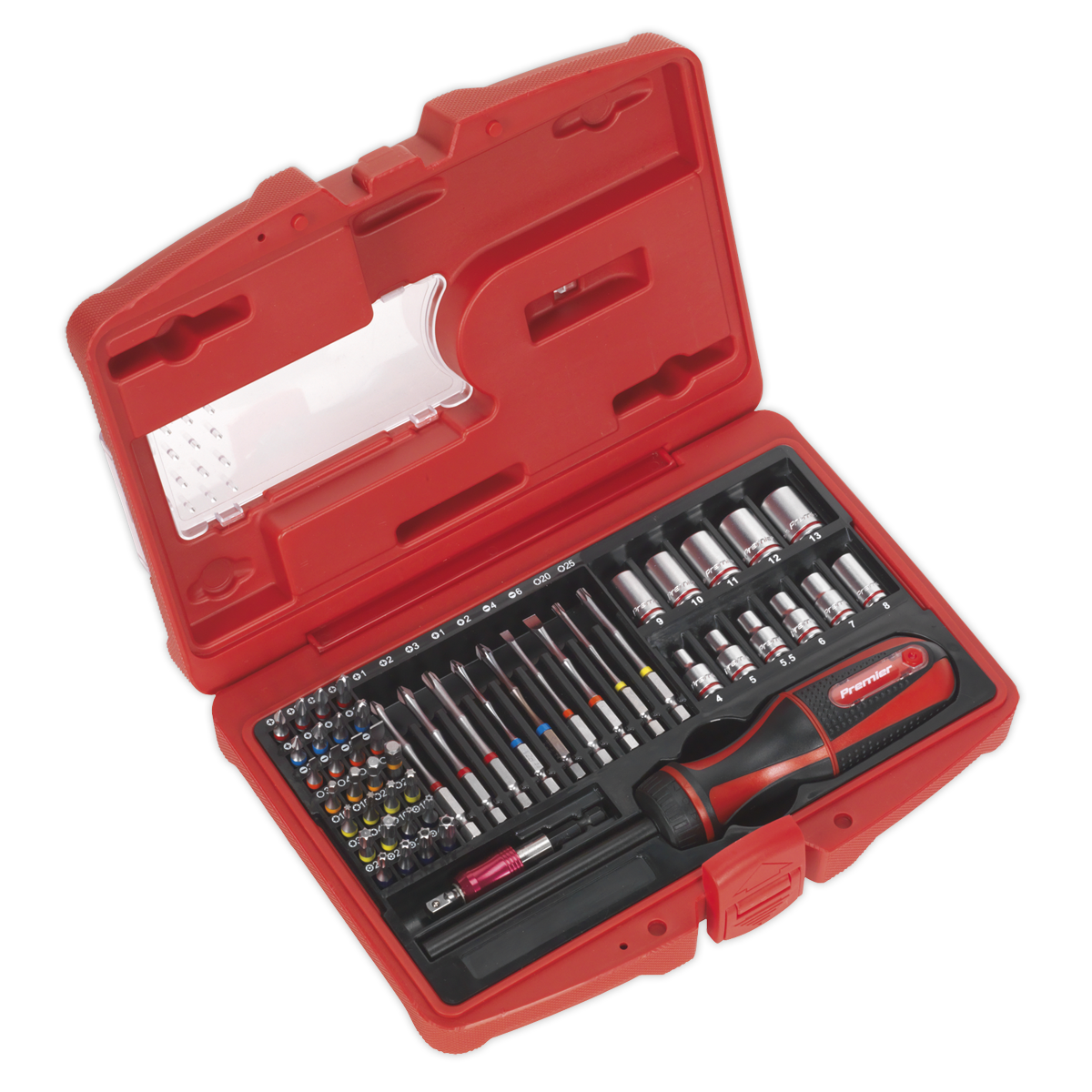 Fine Tooth Ratchet Screwdriver & Accessory Set 51pc