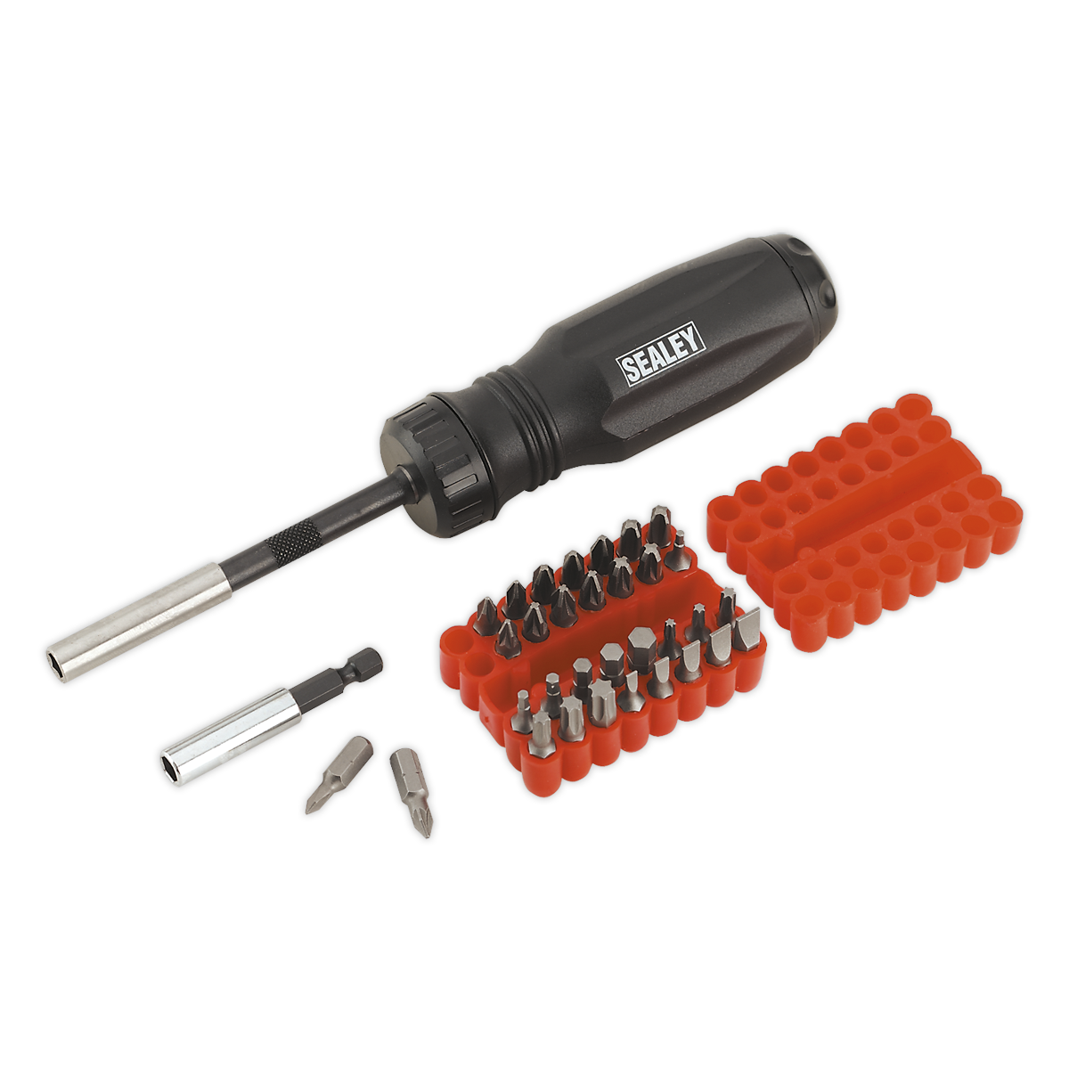 Gearless Ratchet Screwdriver Set 34pc