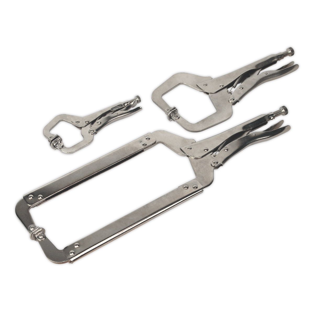 Locking ‘C’ Clamp Set 3pc