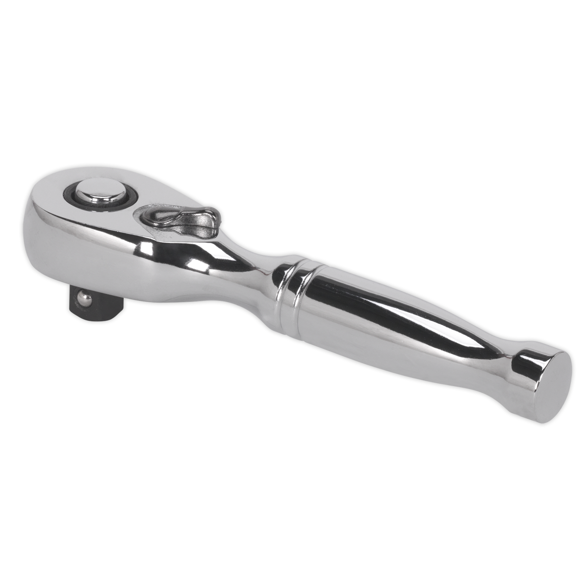 Stubby Ratchet Wrench 1/4″Sq Drive Pear-Head Flip Reverse
