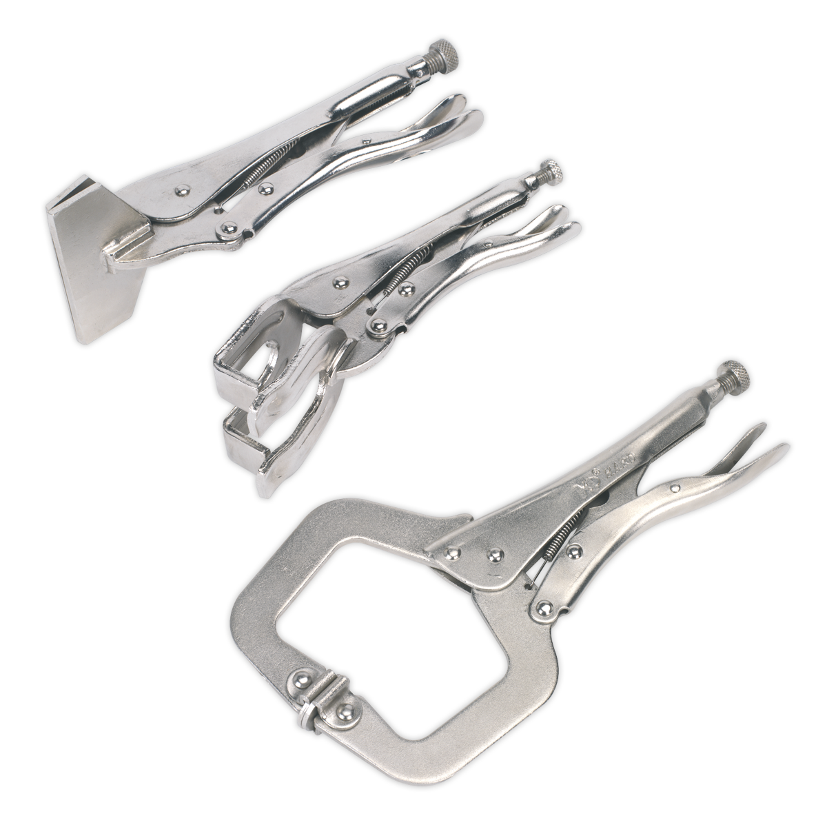 ‘C’ Clamp & Welding Clamp Set 3pc