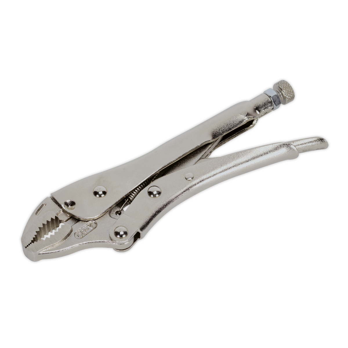 Locking Pliers Curved Jaws 180mm 0-35mm Capacity
