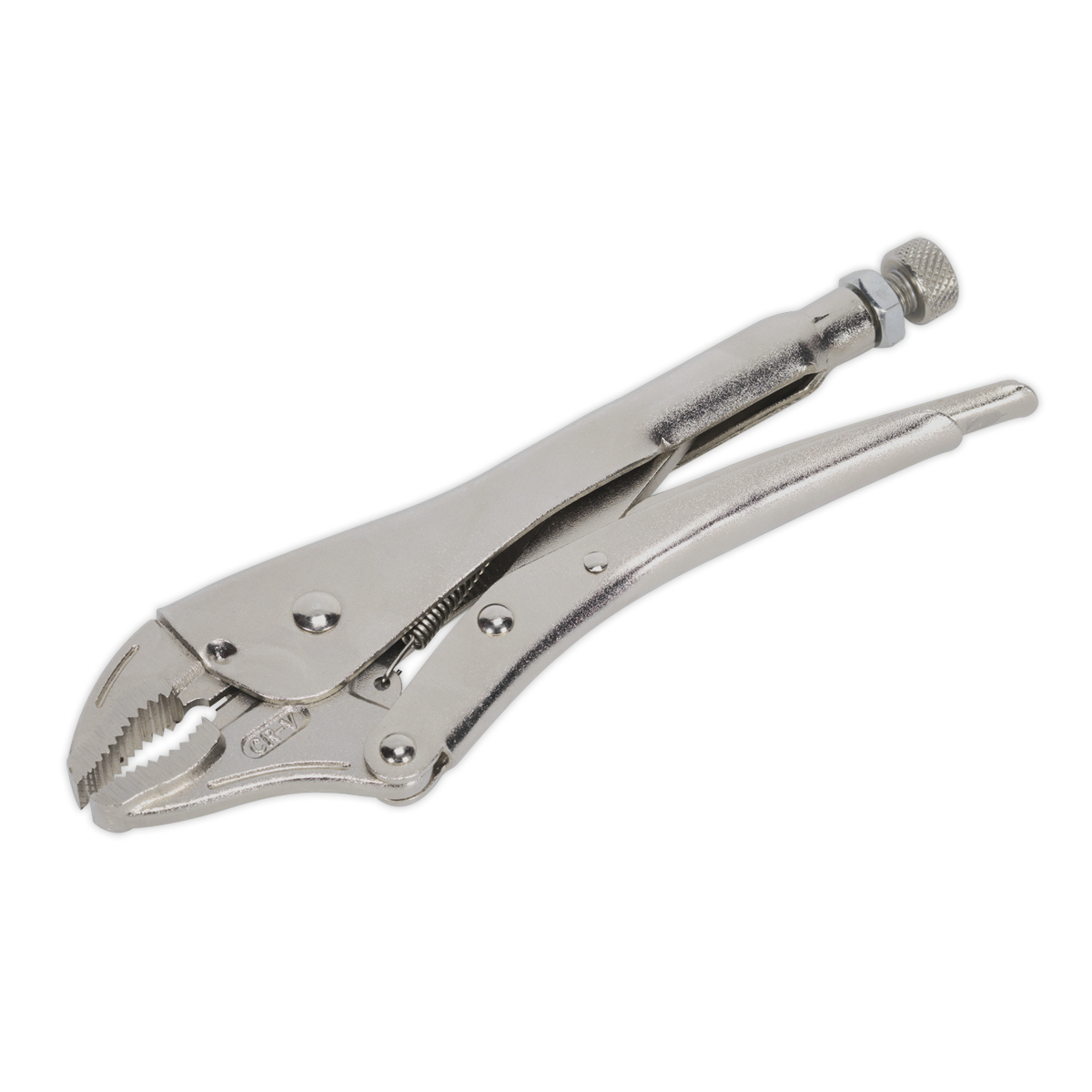 Locking Pliers Curved Jaws 230mm 0-45mm Capacity