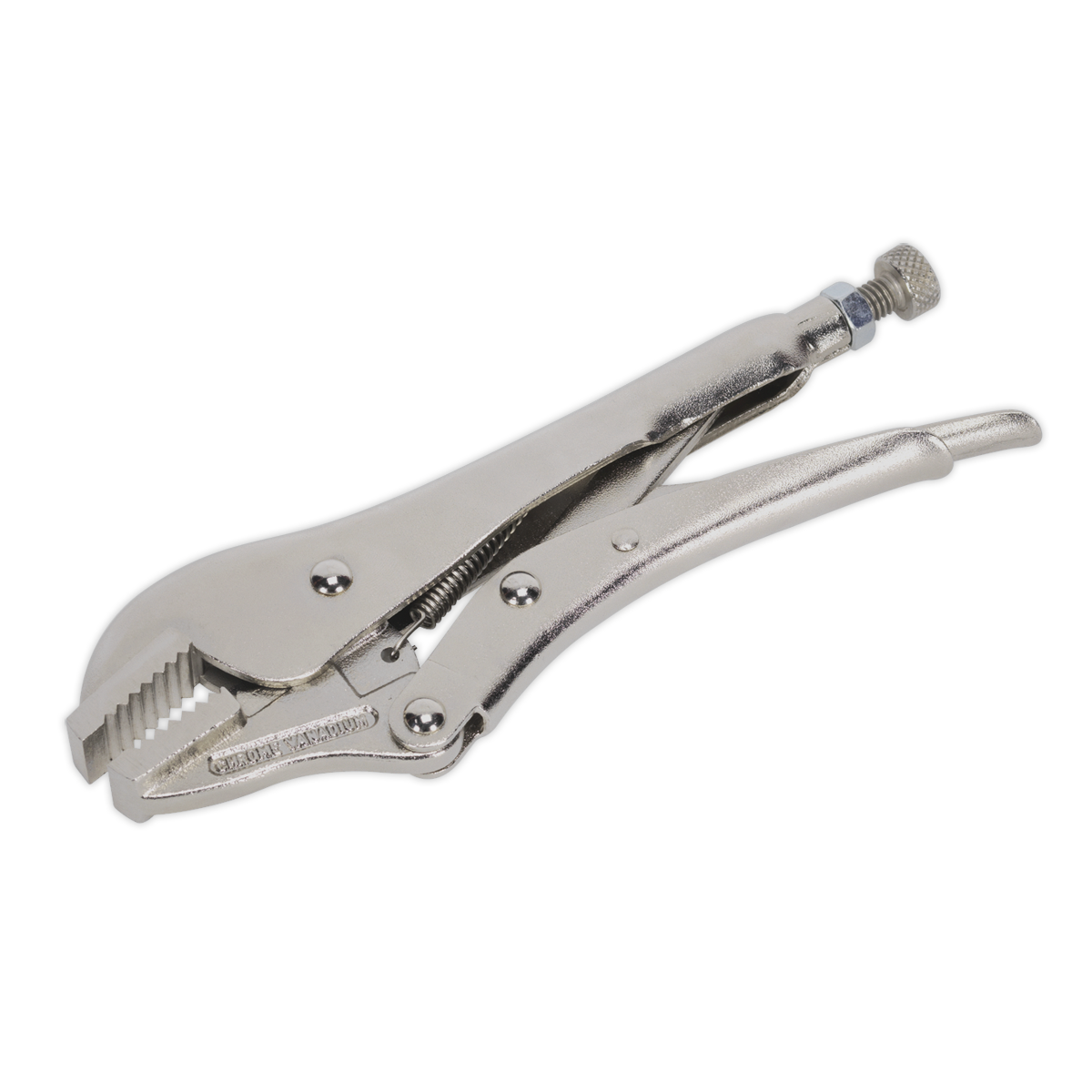 Locking Pliers Straight Jaws 185mm 0-30mm Capacity
