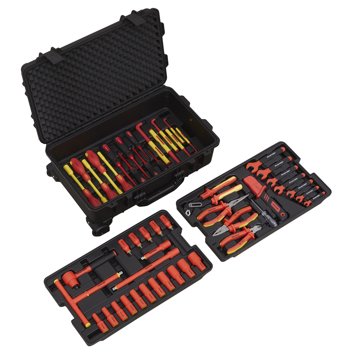 1000V Insulated Tool Kit 3/8″Sq Drive 50pc