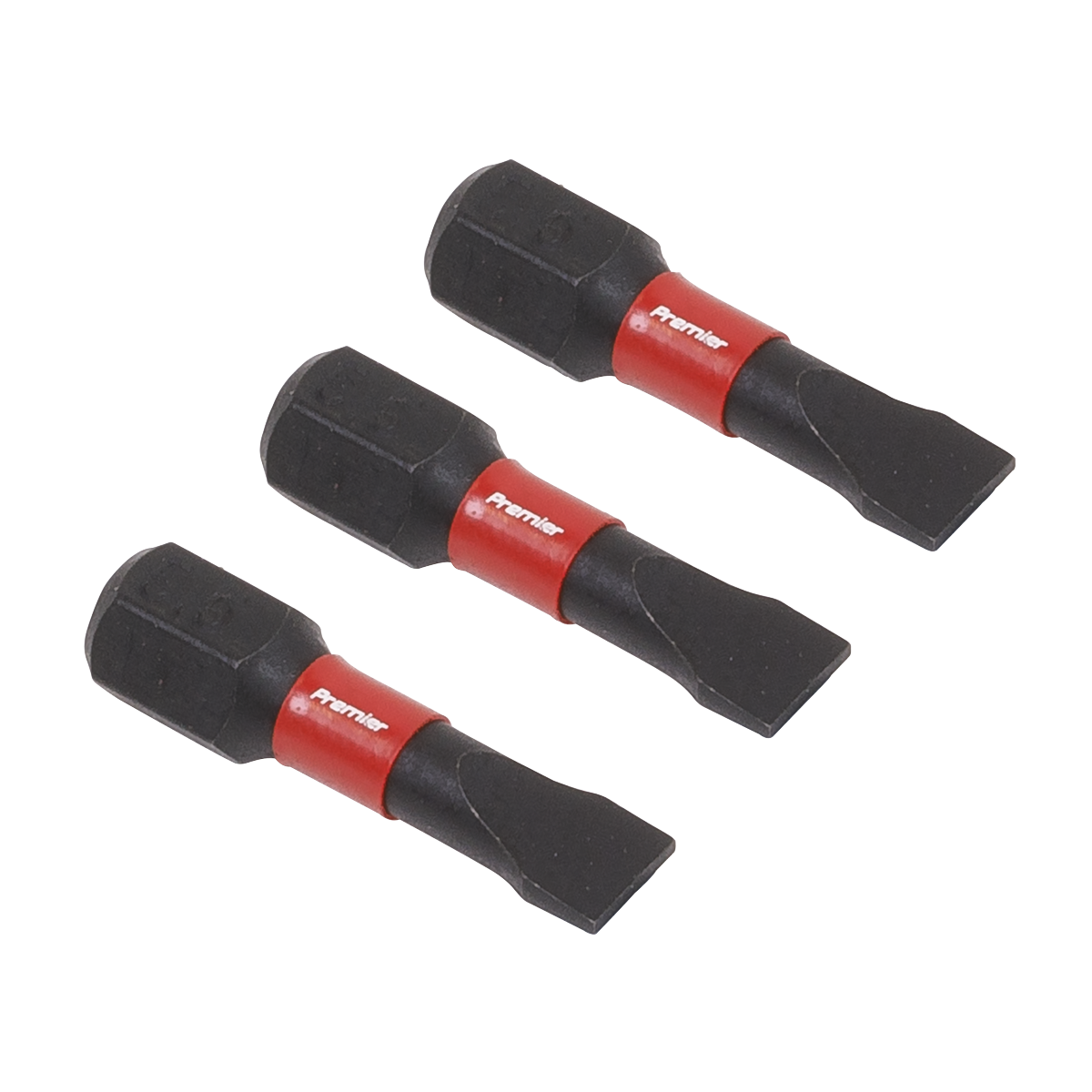 Slotted 5.5mm Impact Power Tool Bits 25mm – 3pc