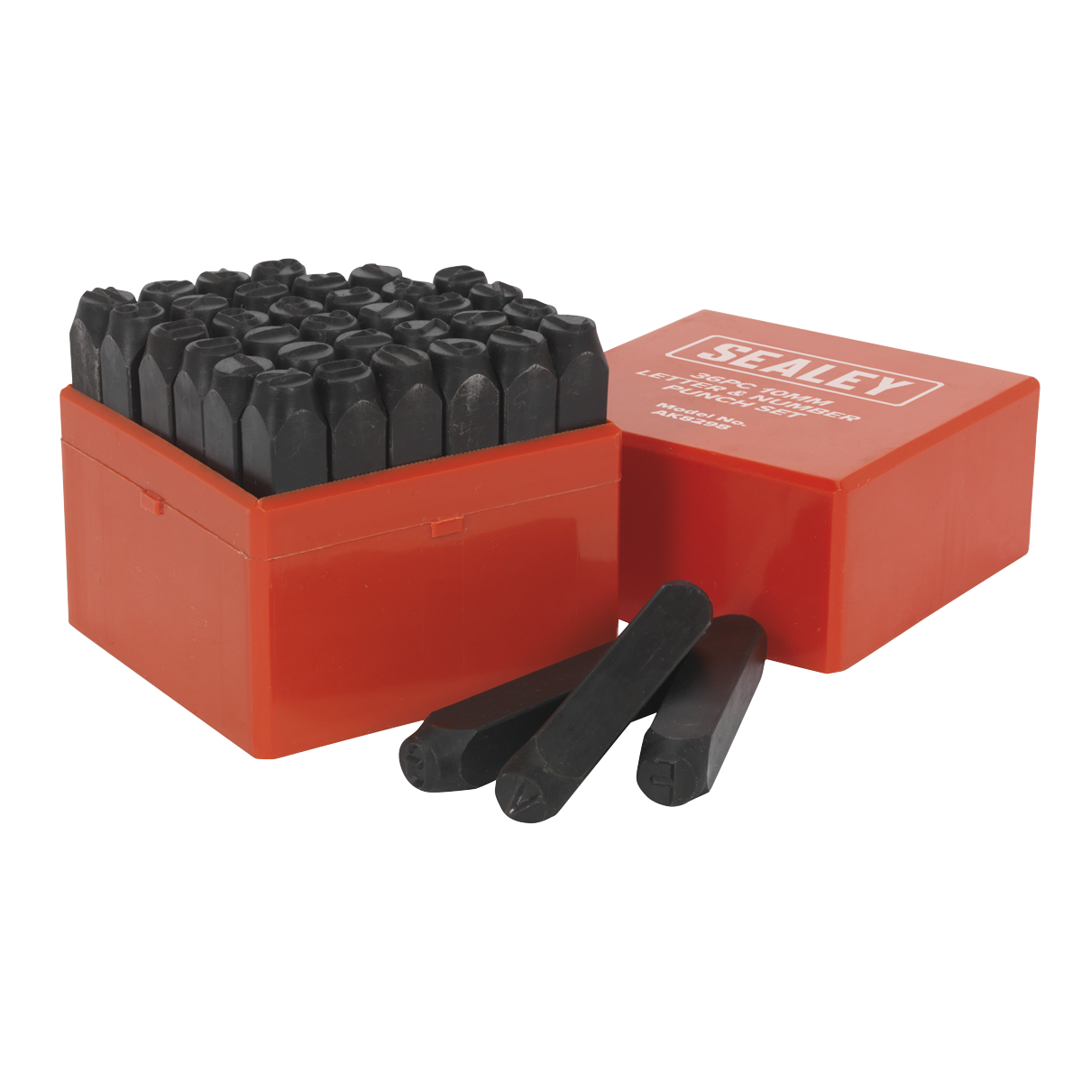 Letter & Number Punch Set 36pc 10mm