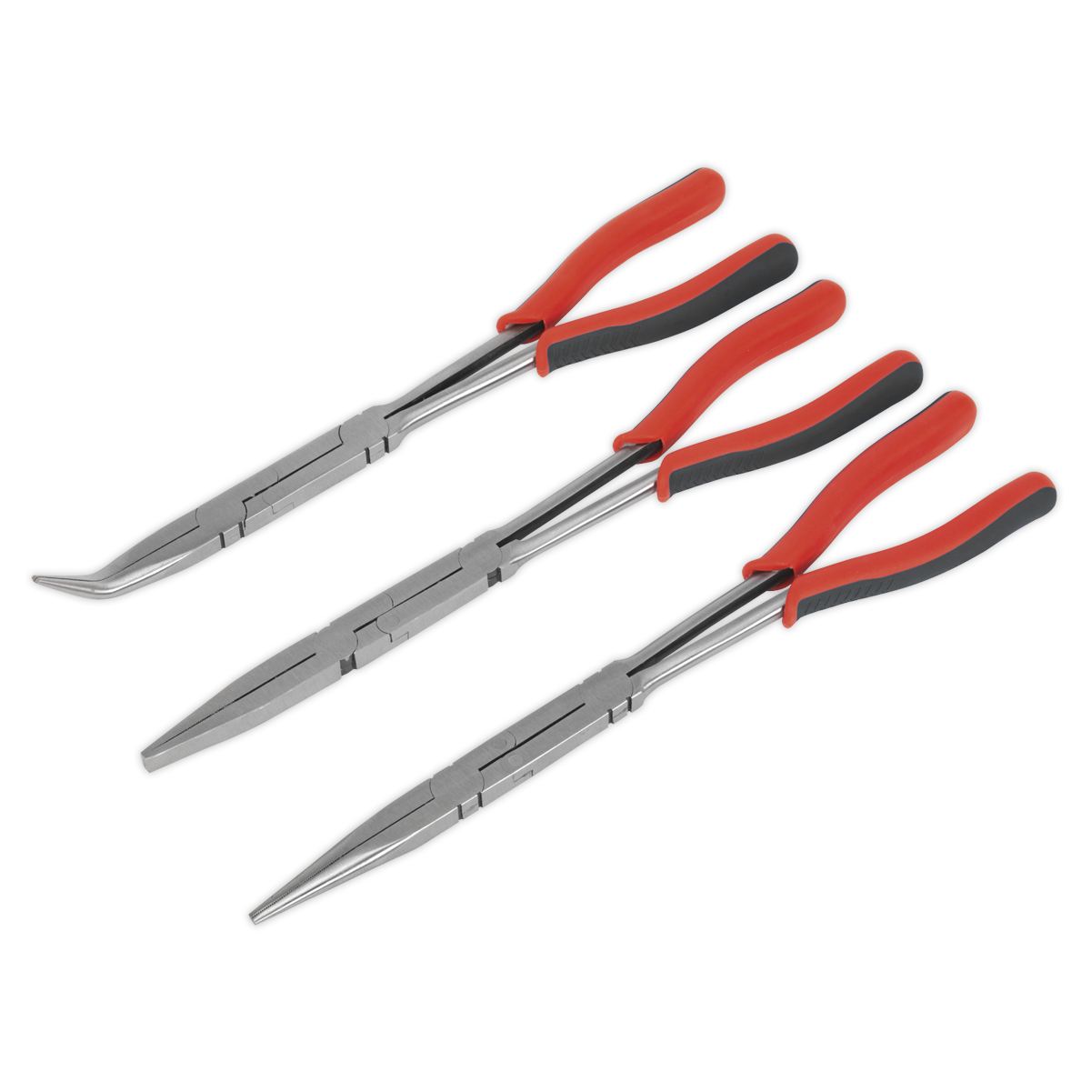 Double Joint Pliers Set 3pc Long Reach 335mm