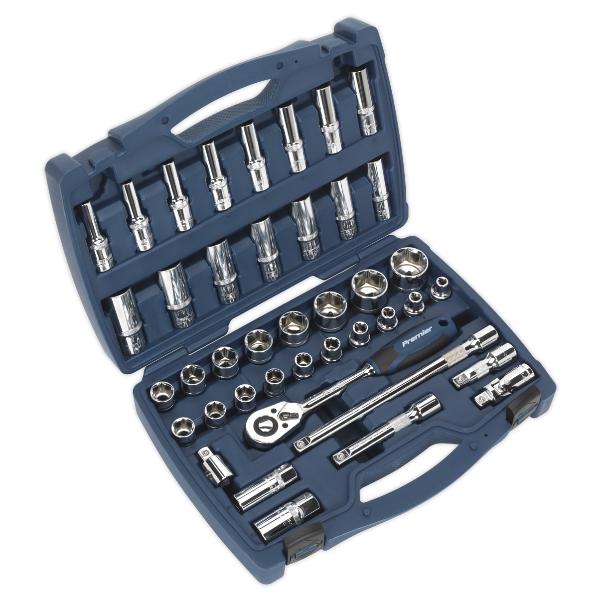 Socket Set 41pc 1/2″Sq Drive WallDrive® Metric