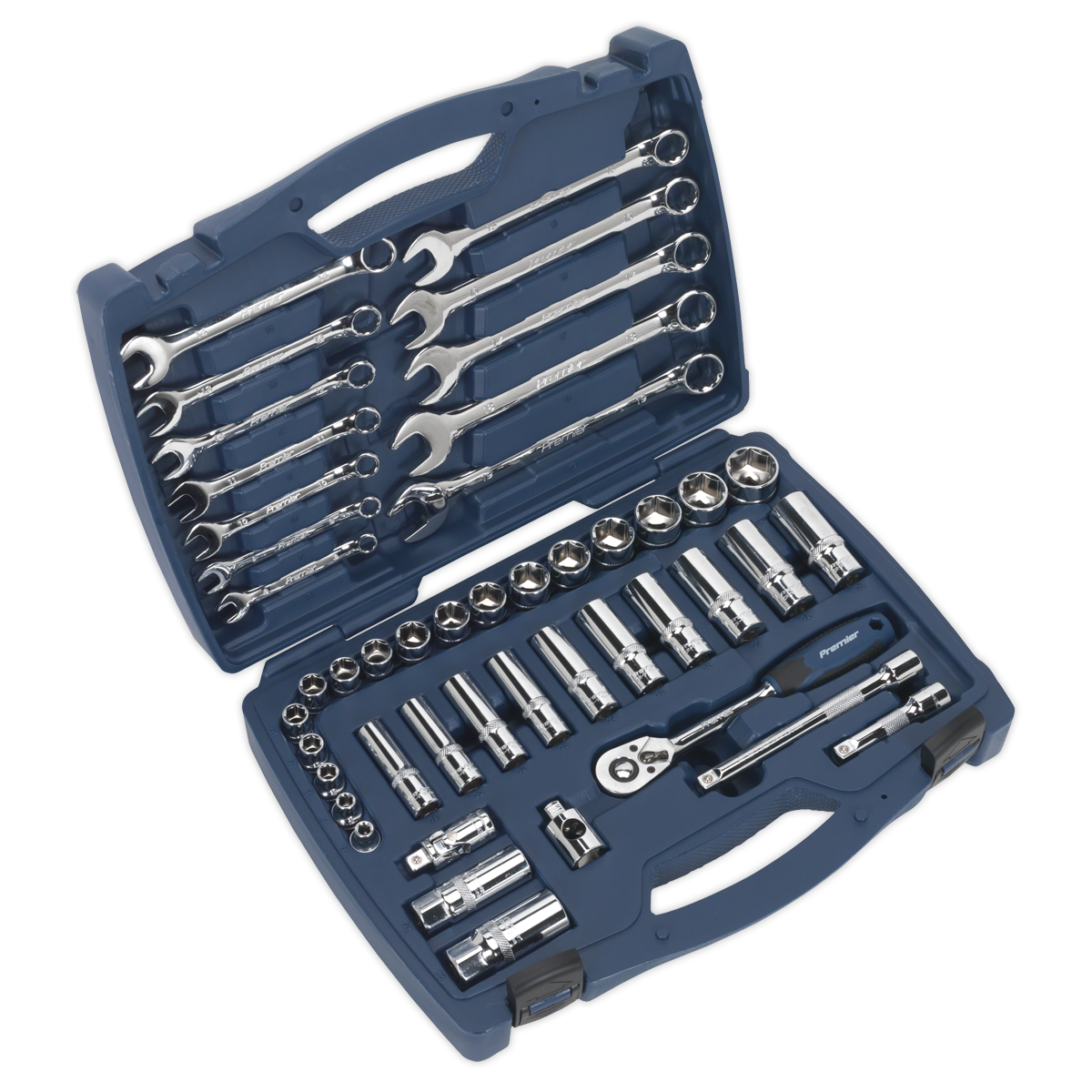 Socket & Spanner Set 46pc 3/8″Sq Drive WallDrive® Metric