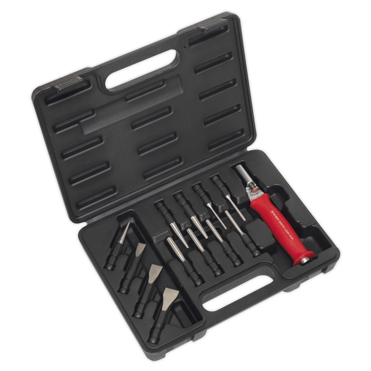 Interchangeable Punch & Chisel Set 13pc