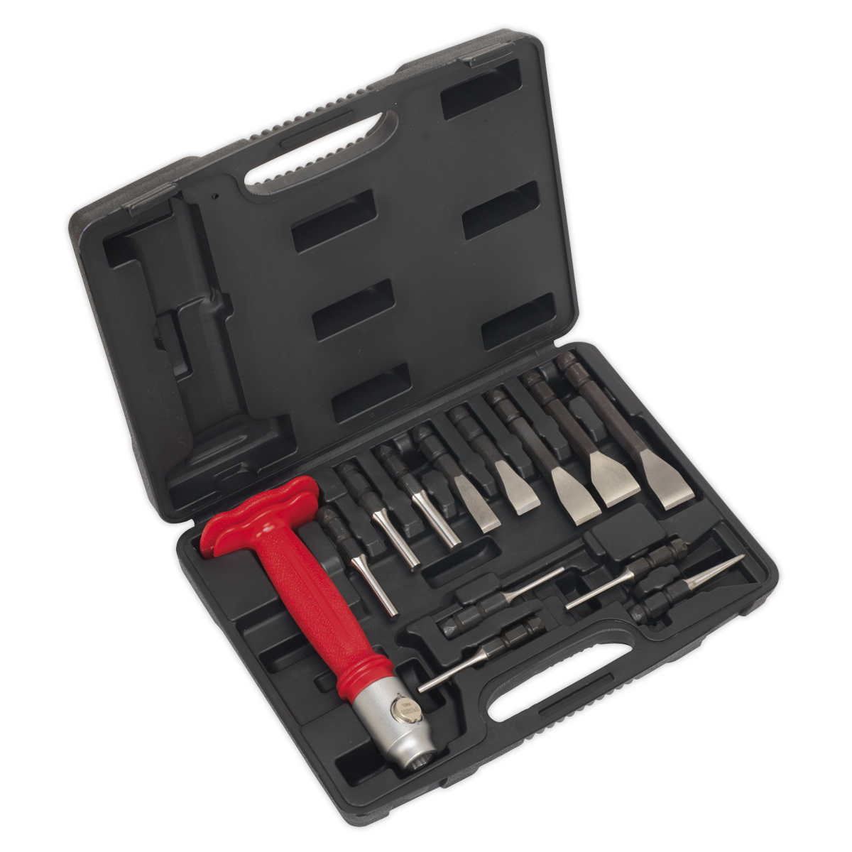 Interchangeable Punch & Chisel Set 13pc