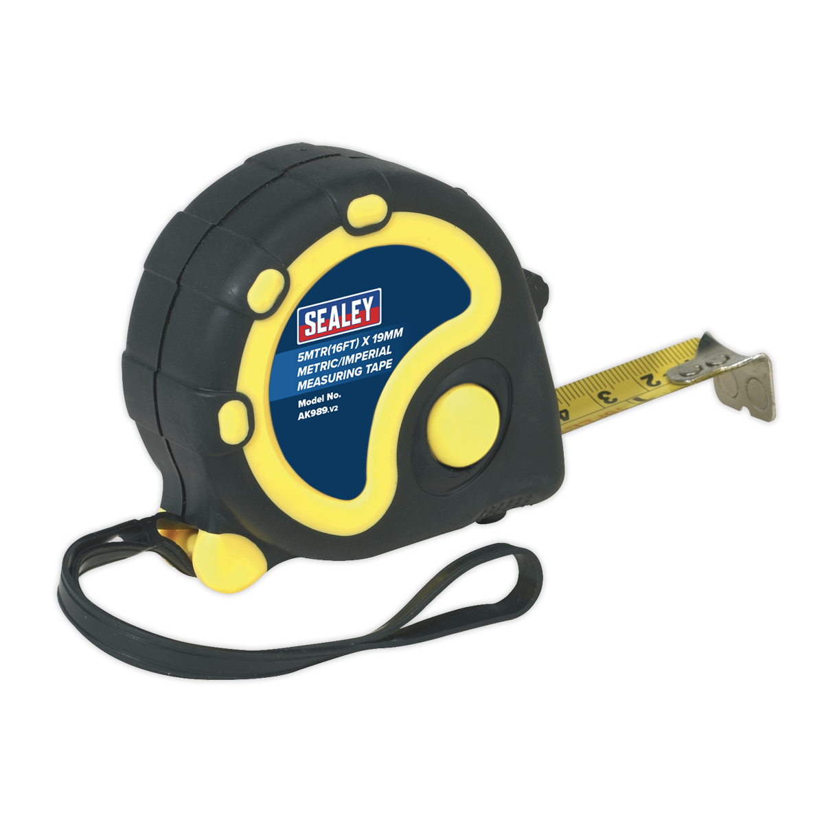 Rubber Tape Measure 5m(16ft) x 19mm – Metric/Imperial
