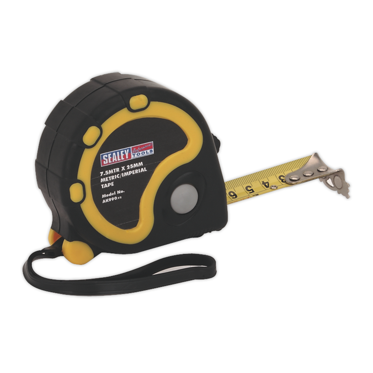 Rubber Tape Measure 7.5m(25ft) x 25mm Metric/Imperial
