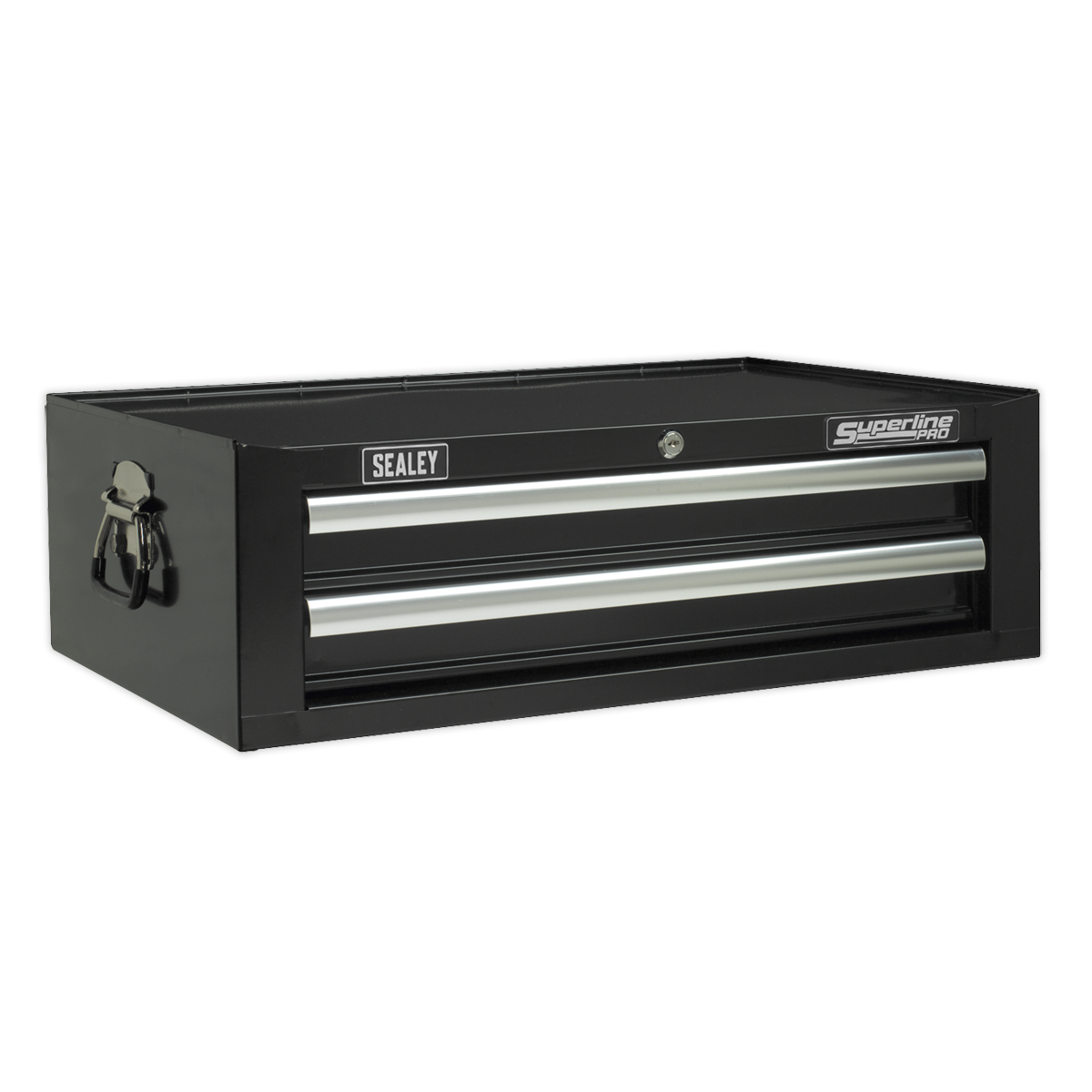 Mid-Box 2 Drawer with Ball Bearing Slides – Black