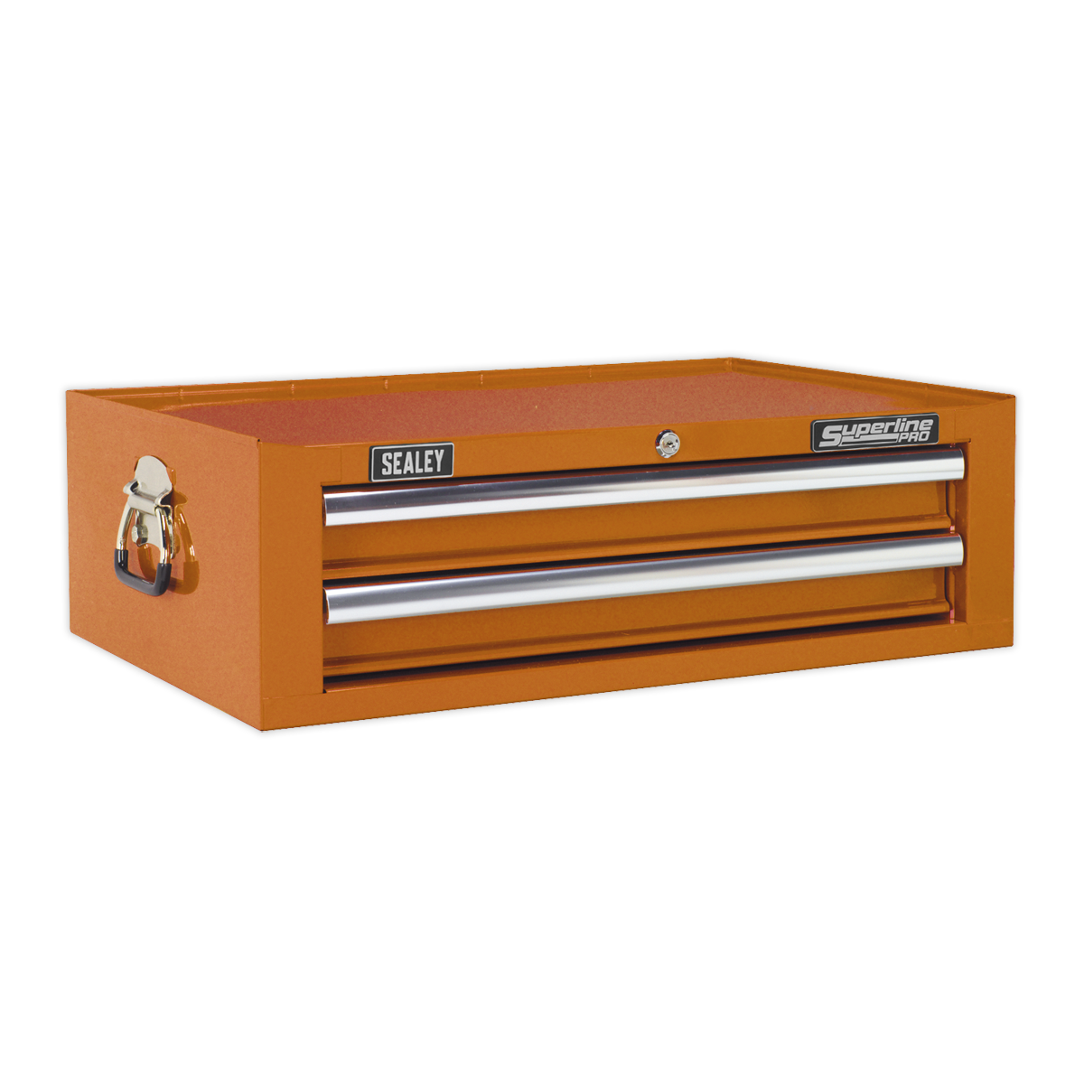 Mid-Box 2 Drawer with Ball Bearing Slides – Orange