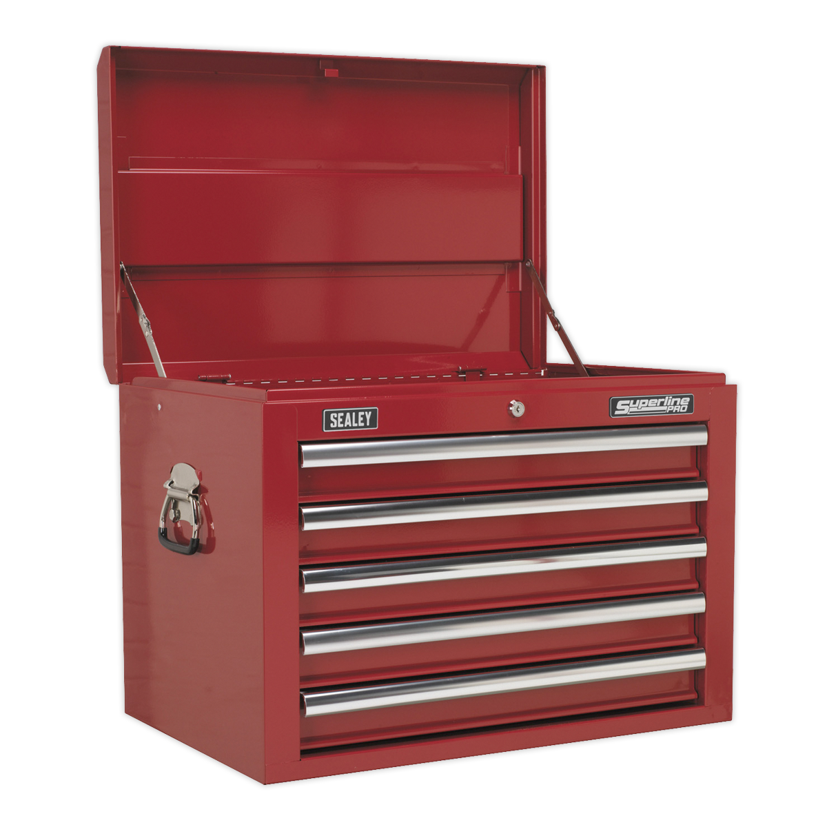 Topchest 5 Drawer with Ball Bearing Slides – Red