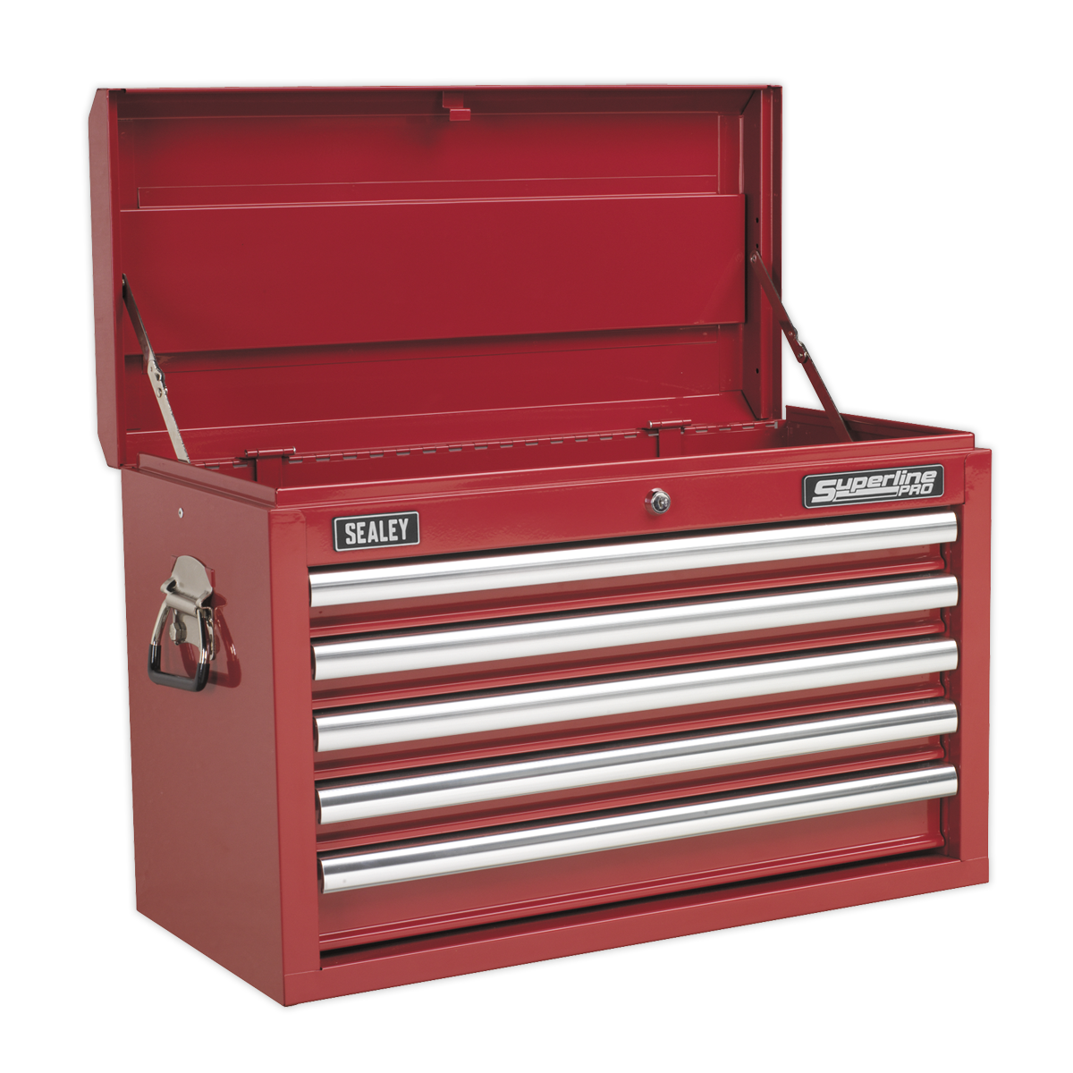 Topchest 5 Drawer with Ball Bearing Slides – Red