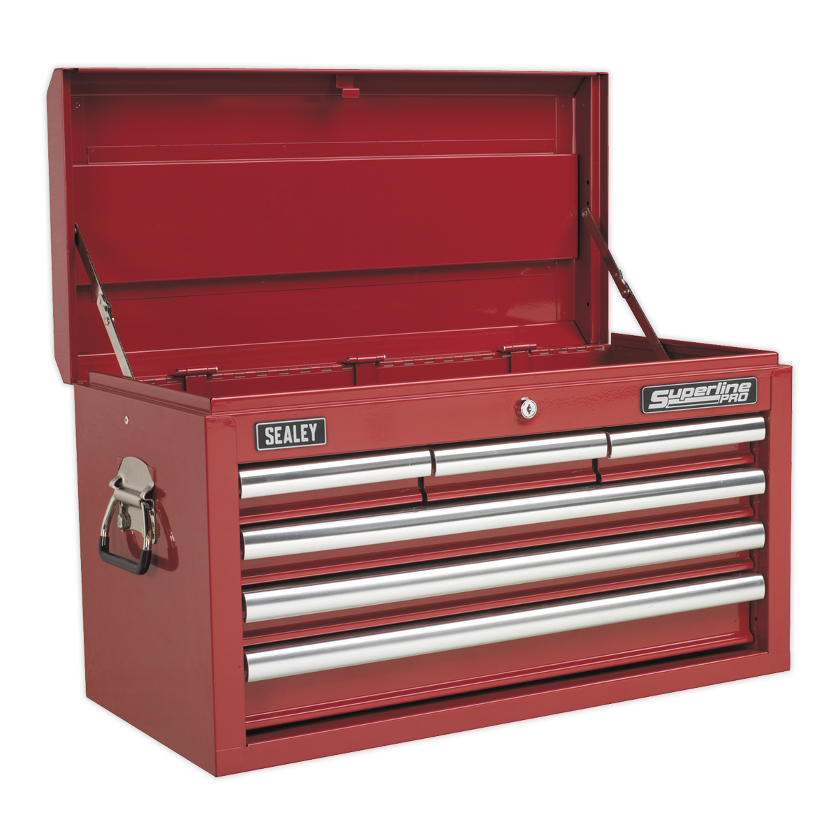 Topchest 6 Drawer with Ball Bearing Slides – Red